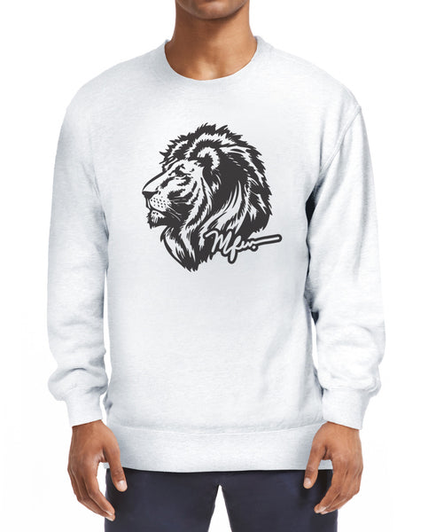 RAS Signature Lion Head Sweatshirt - White